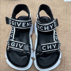 Givenchy Black and White Sandals